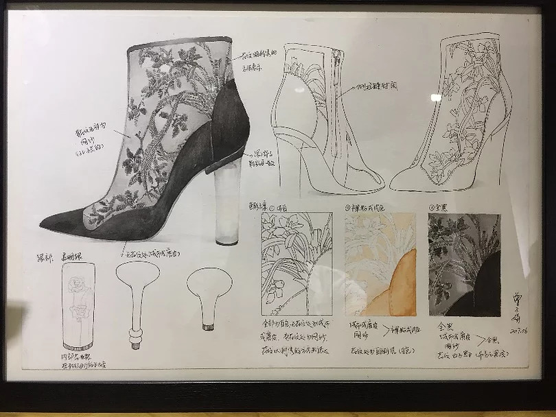 high heels sketch design