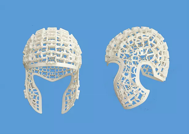 3d printed helmet