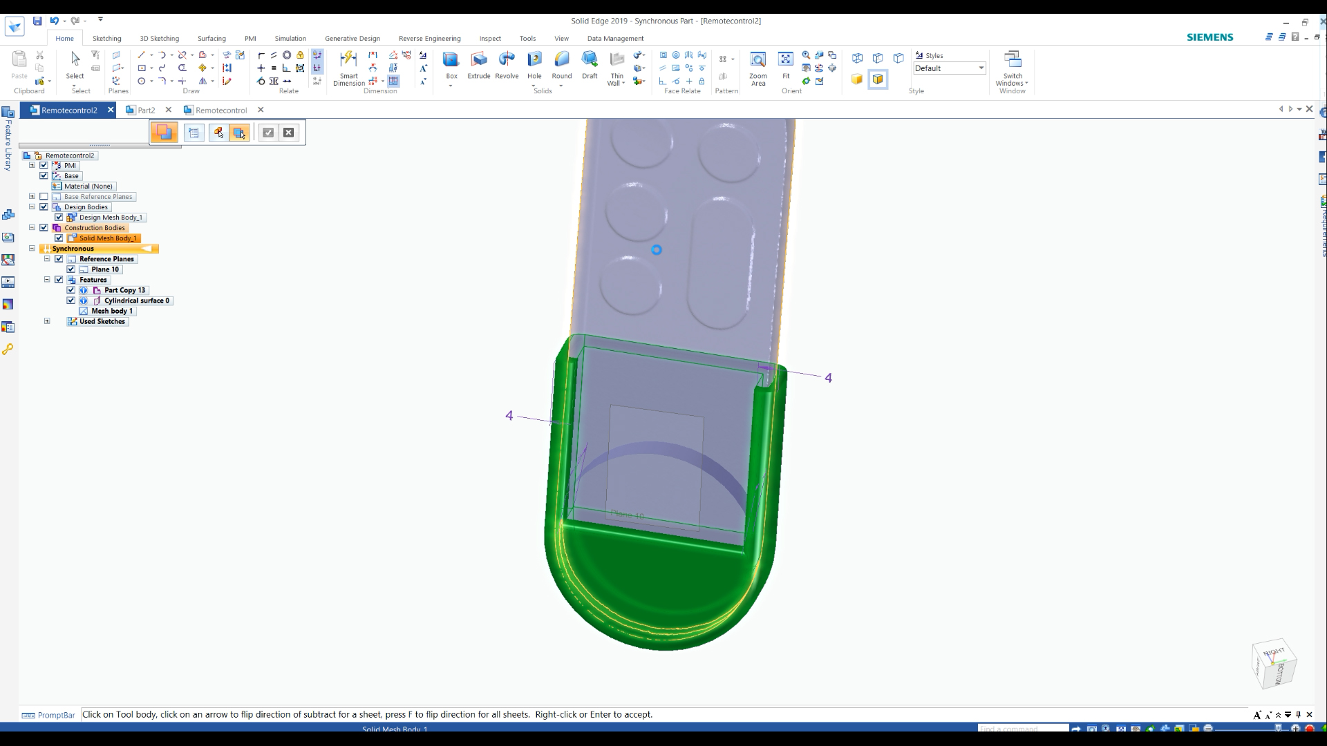 Solid Edge reverse engineering