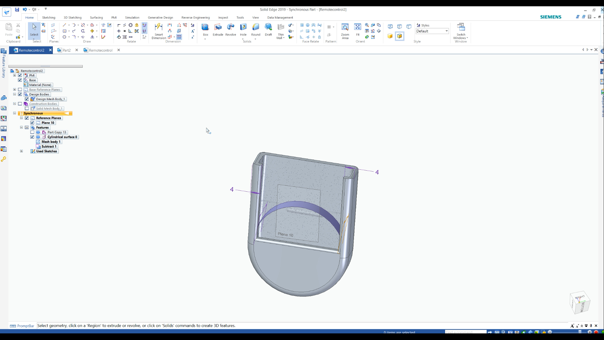 Solid Edge reverse engineering