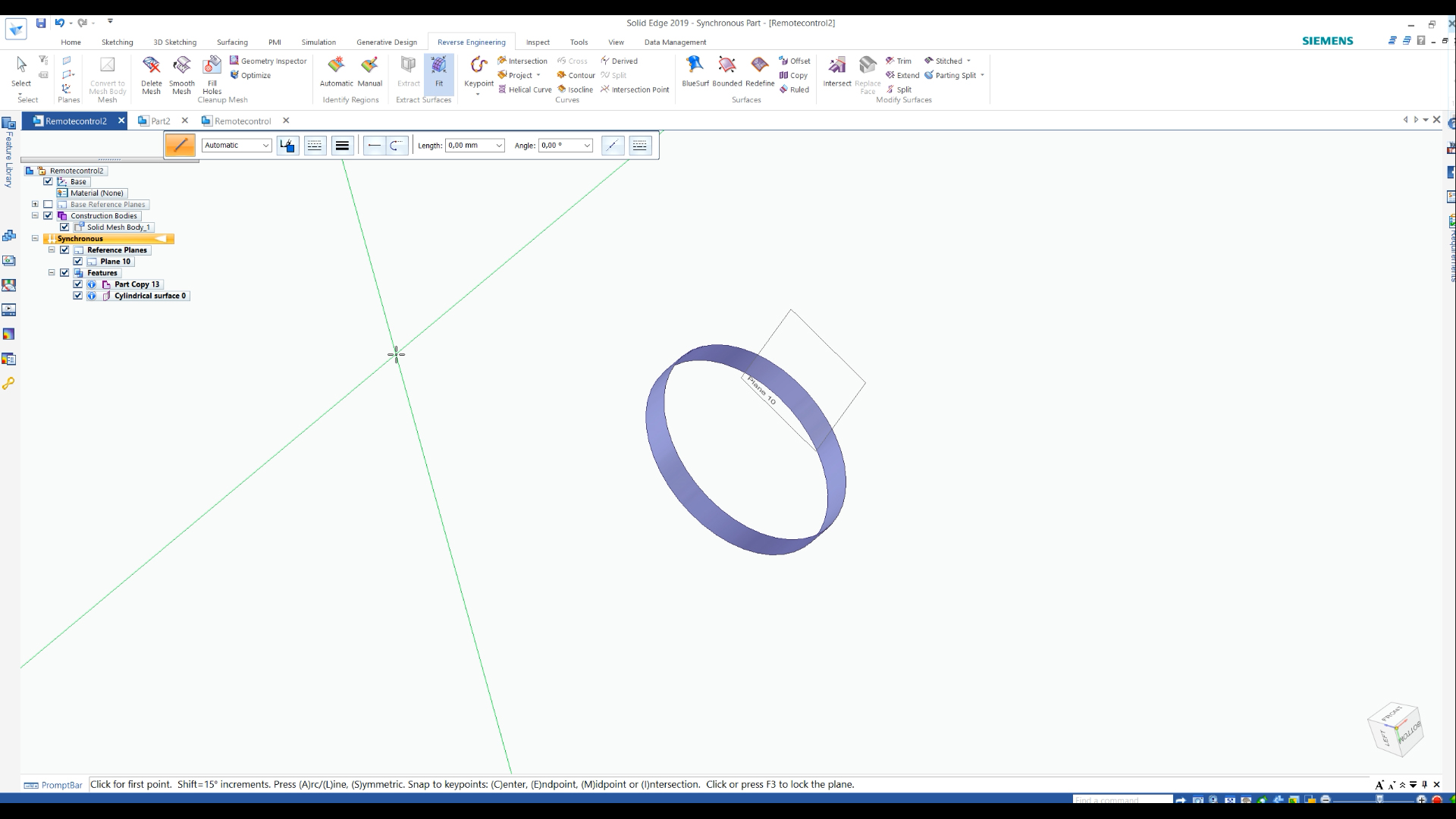 Solid Edge reverse engineering