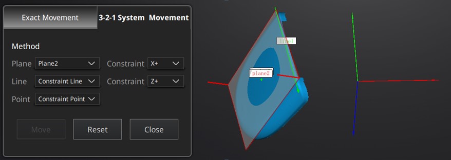 3-2-1 System Movement; EXScan Pro Version 3.3