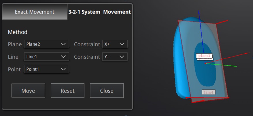 3-2-1 System Movement; EXScan Pro Version 3.3