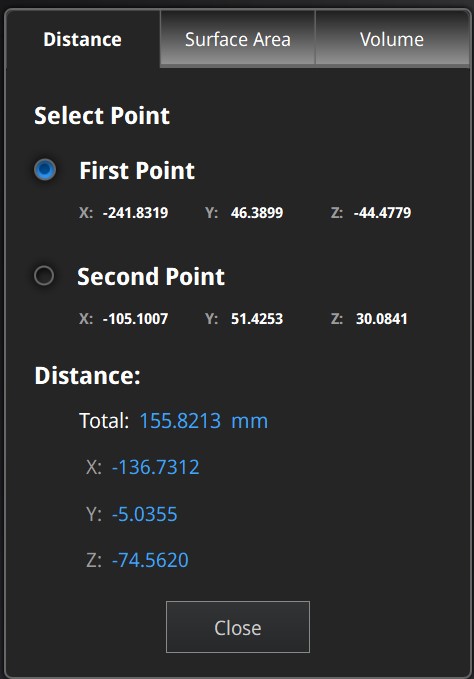 Measuring Function; Distance Option