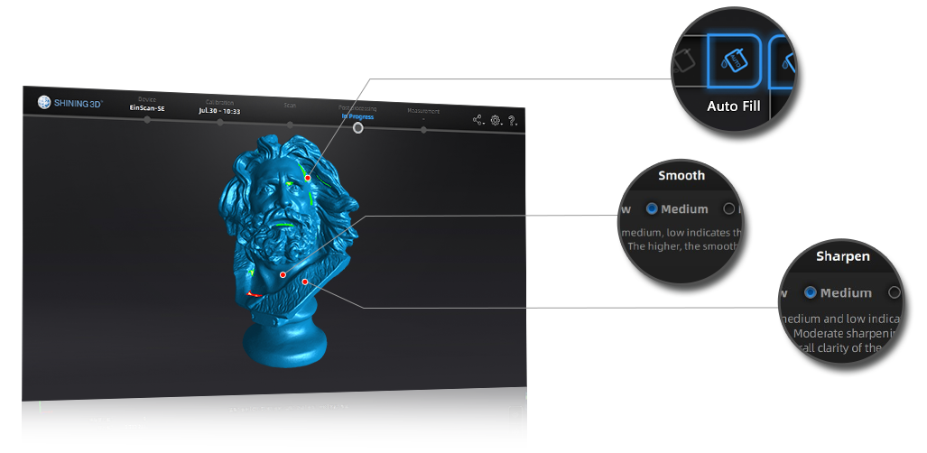Scanner 3D Einscan SE : acheter scanner 3D Einscan SE de Shining 3D -  Machines-3D