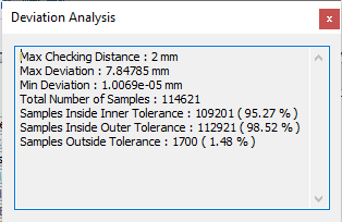 Report of Deviation Analysis in Solid Edge 2021 Edition