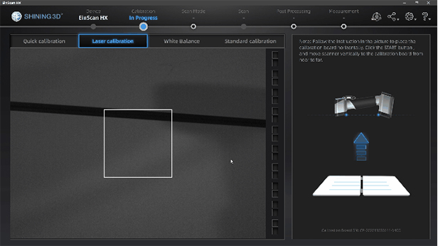 Laser calibration