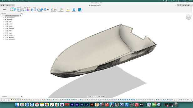 Data comparison in Fusion 360