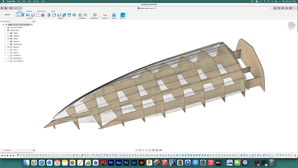 Mould layout in Fusion 360