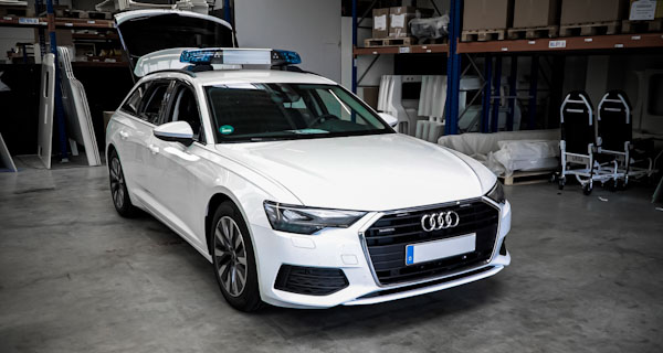 Audi A6 custom emercency response vehicle