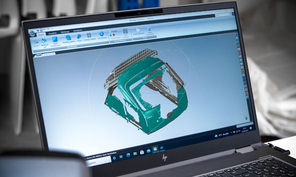 Processing the pointcloud in Geomagic Essentials