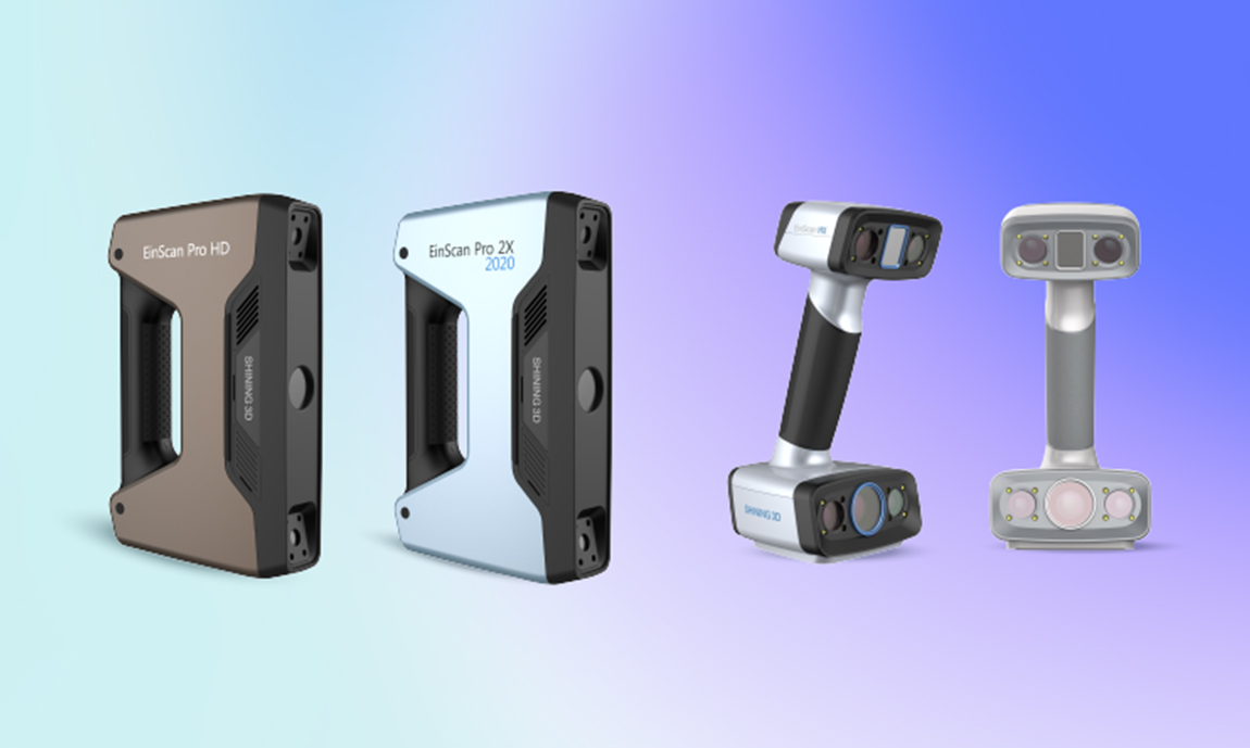 Los escáneres 3D portátiles por categorías - EinScan
