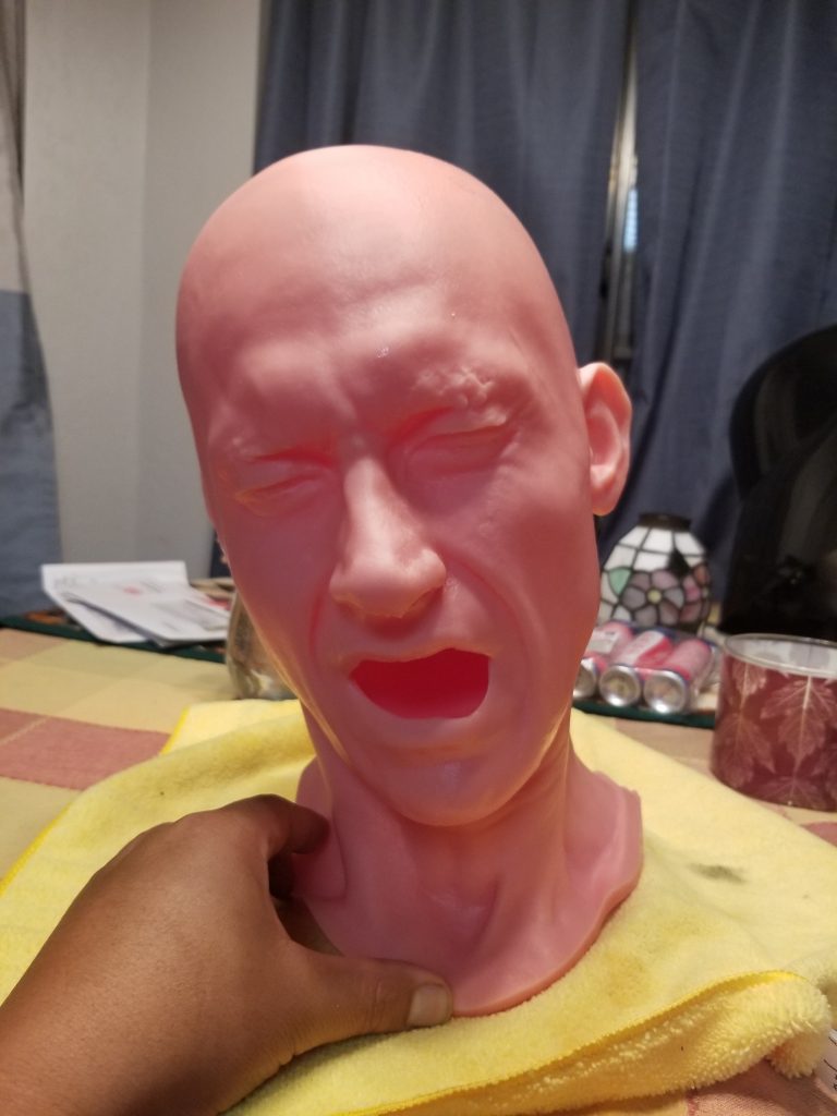 3D printed model by a resin printer