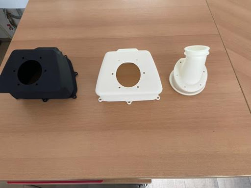 Pieza de caja de aire de TPU impresa en 3D para la moto de cross (2)