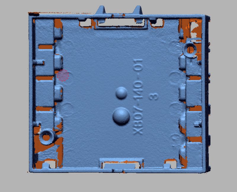 Reverse engineering castings 3D scanned data