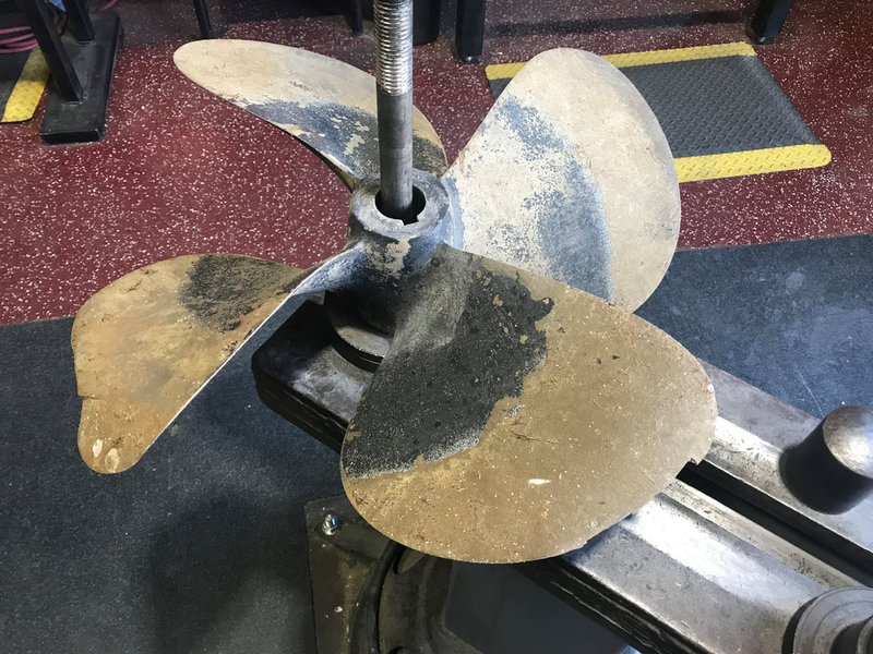 Damaged propellers can be inspected and repaired to a better-than-new condition.